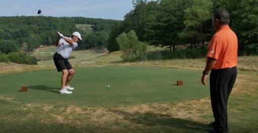 McLemore #2 Tee Box, Fall 2022 McLemore Golf Retreat, John Hughes Golf, Golf School Vacations
